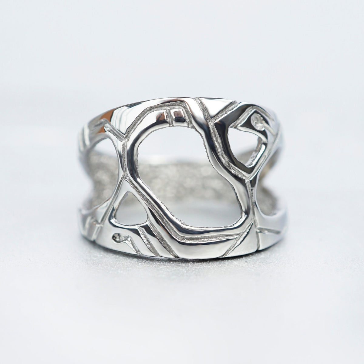 Men's Silver Ring "METEOR"