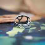 Men's Silver Ring "METEOR"