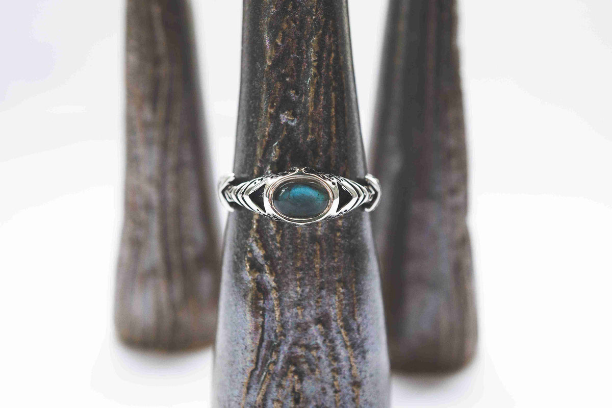 ARGO | Men's Labradorite Cyberpunk Ring