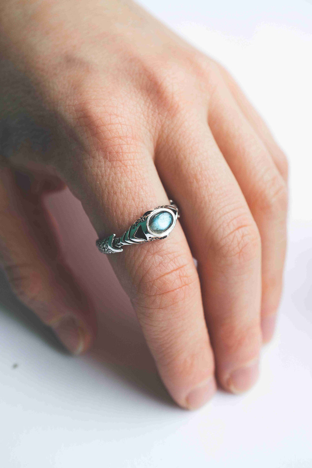 ARGO | Men's Labradorite Cyberpunk Ring