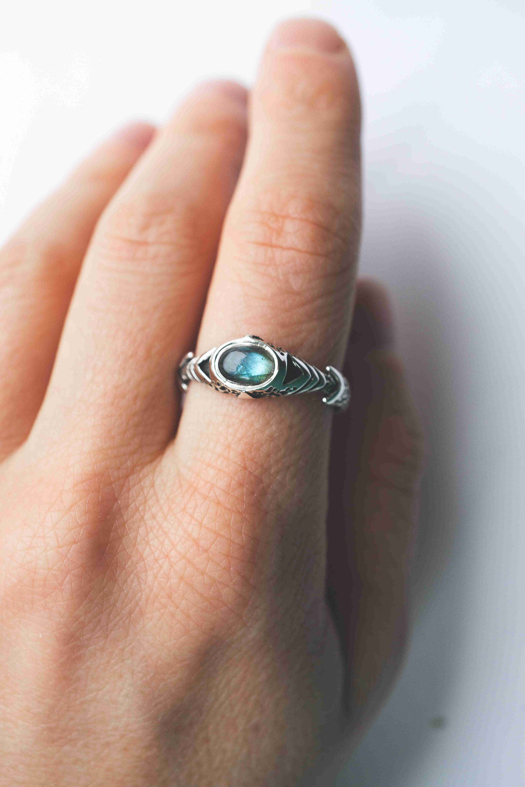 ARGO | Men's Labradorite Cyberpunk Ring