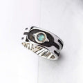 ARCTUR | Men's Silver Labradorite Ring