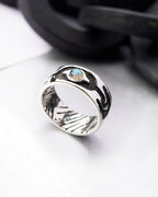 ARCTUR | Men's Silver Labradorite Ring