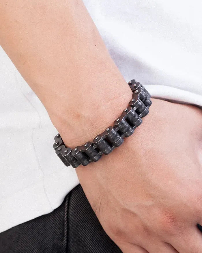 Biker Chain Bracelet "Vorn"