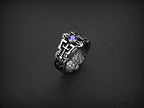 Geometric Engagement Ring for Men