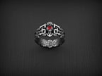 Geometric Engagement Ring for Men