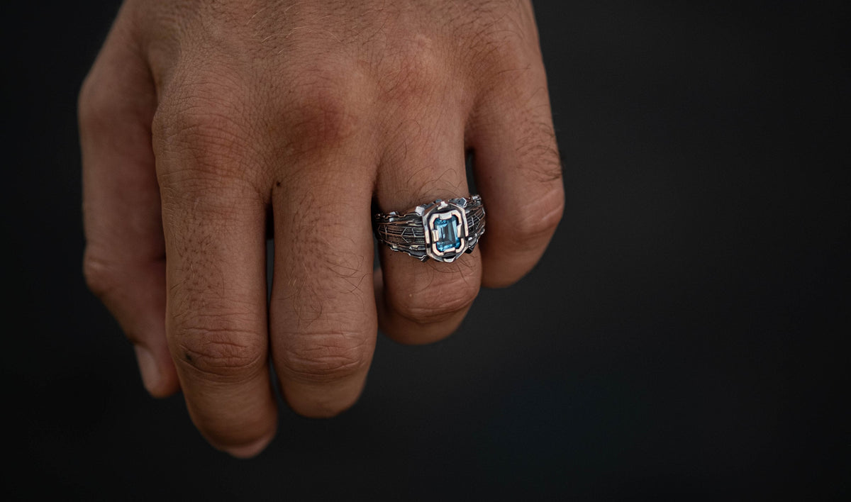 Futuristic Statement Ring