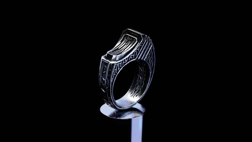 Geometric Men's Ring