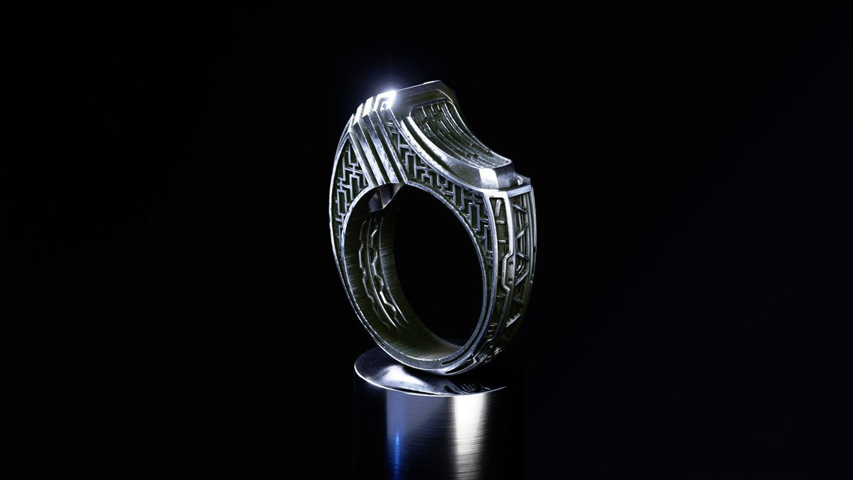 Geometric Men's Ring