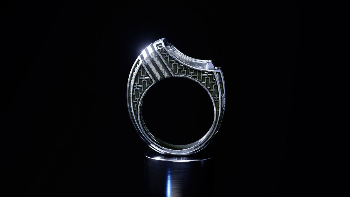 Geometric Men's Ring