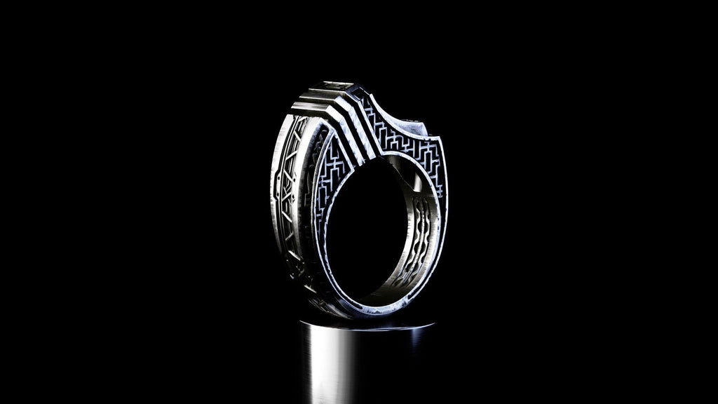 Geometric Men's Ring