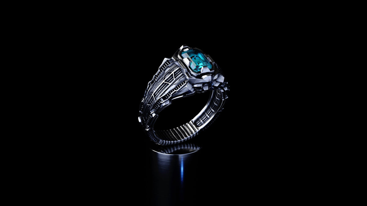 Futuristic Statement Ring