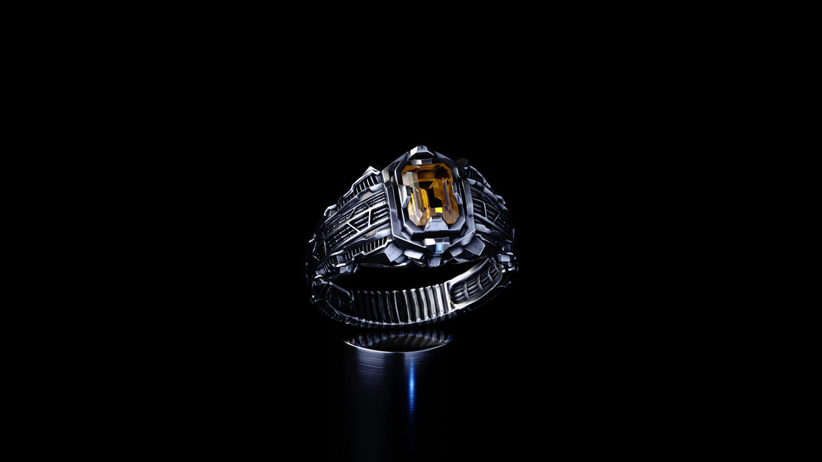 Futuristic Statement Ring