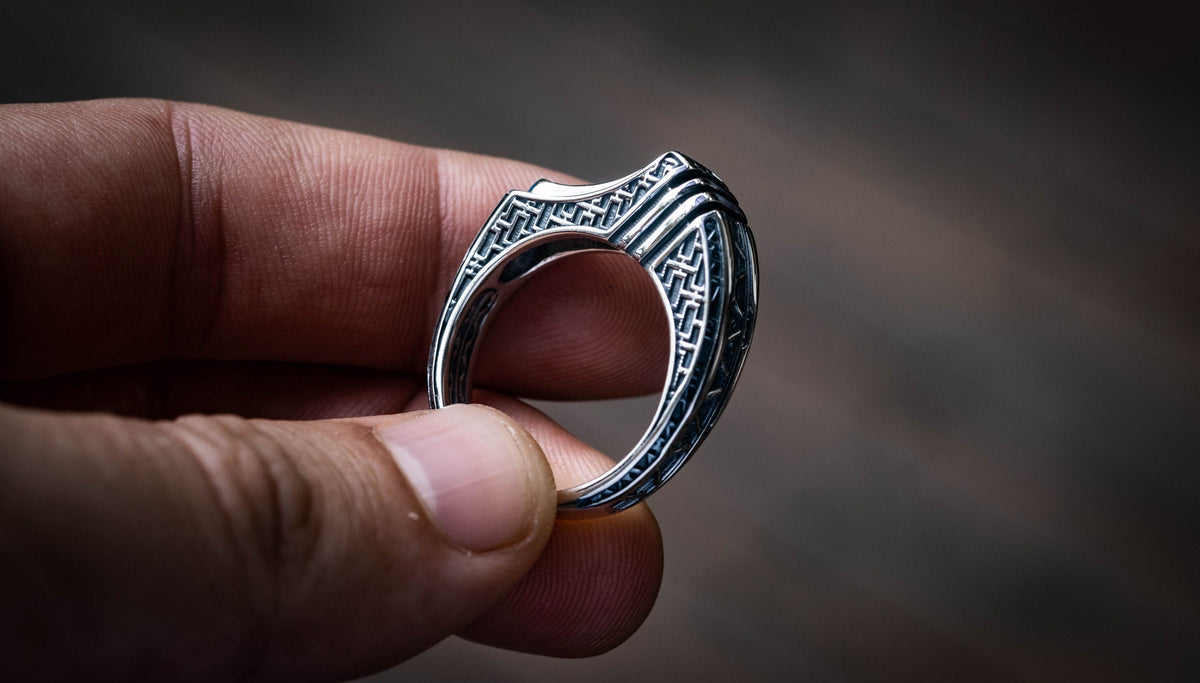Geometric Men's Ring