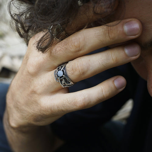 INTERFLOW | Black Onyx Men's Ring