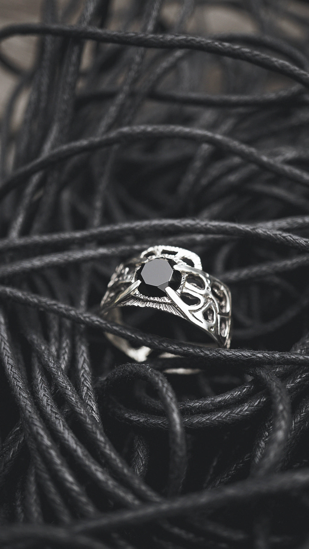 INTERFLOW | Black Onyx Men's Ring