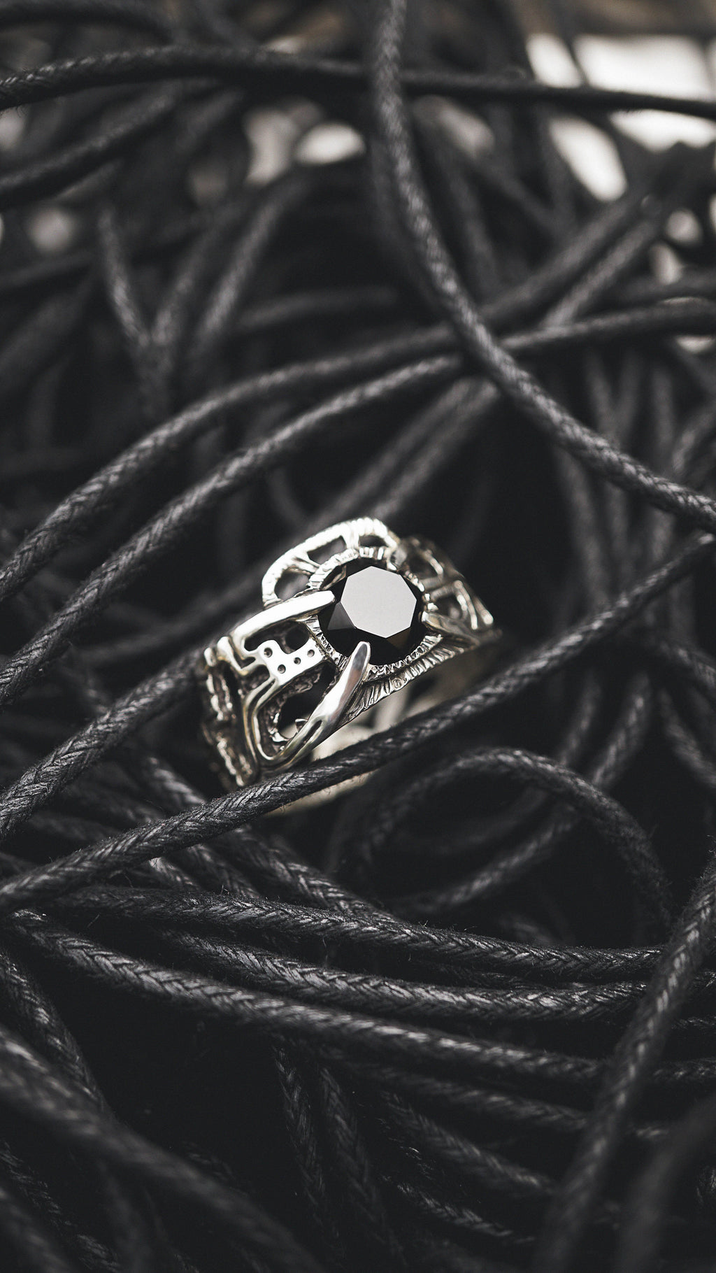 INTERFLOW | Black Onyx Men's Ring