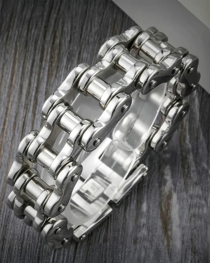Men's Heavy Stainless Steel Bracelet "Kron"