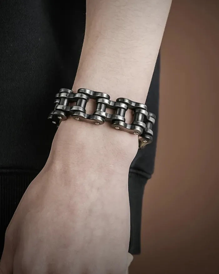 Men's Heavy Stainless Steel Bracelet "Kron"