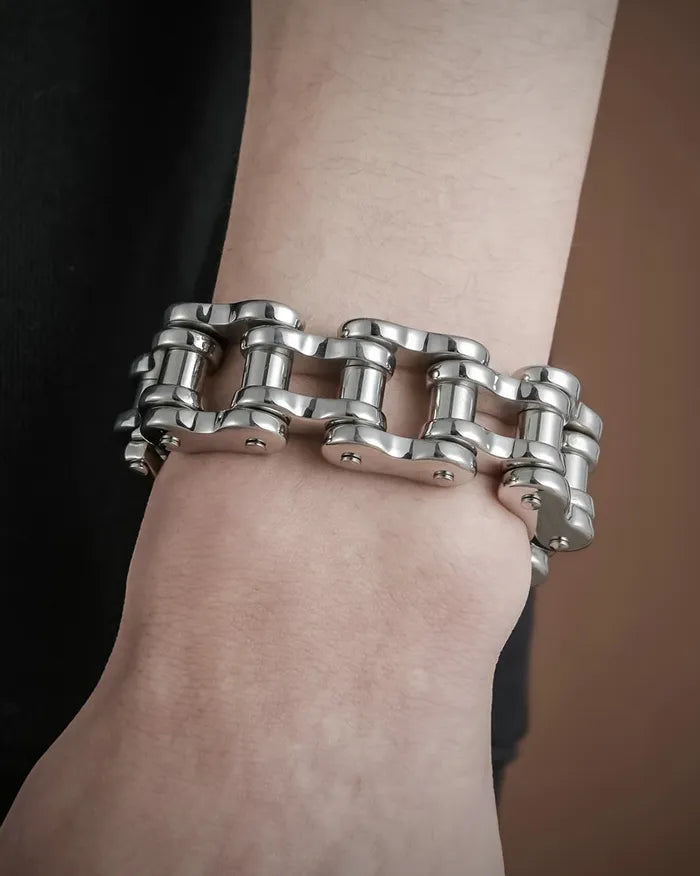 Men's Heavy Stainless Steel Bracelet "Kron"