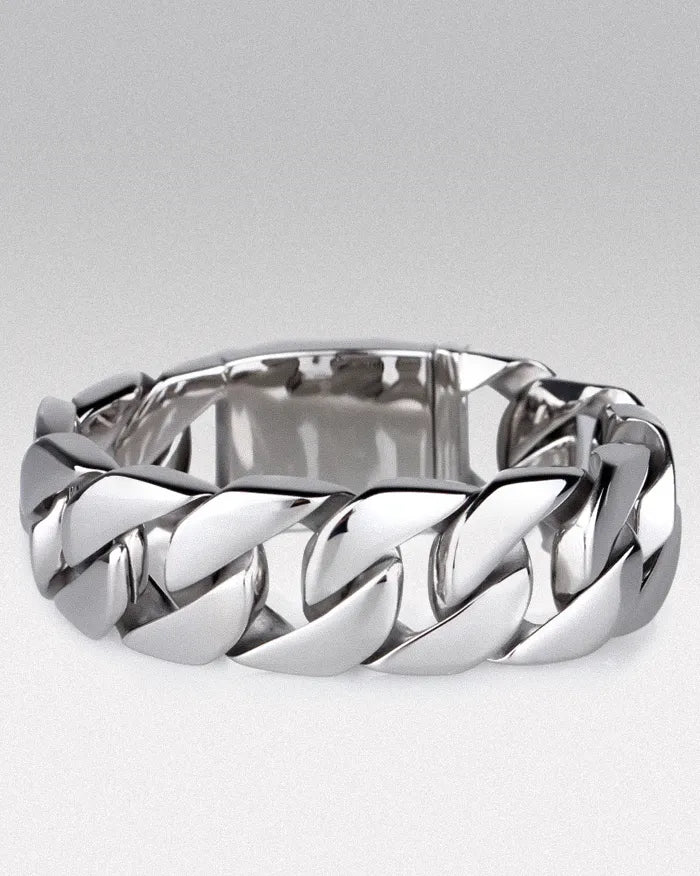 Polished Stainless Steel Bracelet "Nexa"