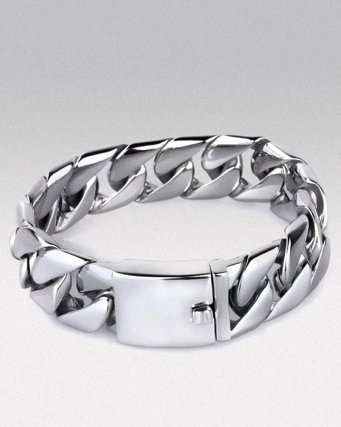 Polished Stainless Steel Bracelet "Nexa"