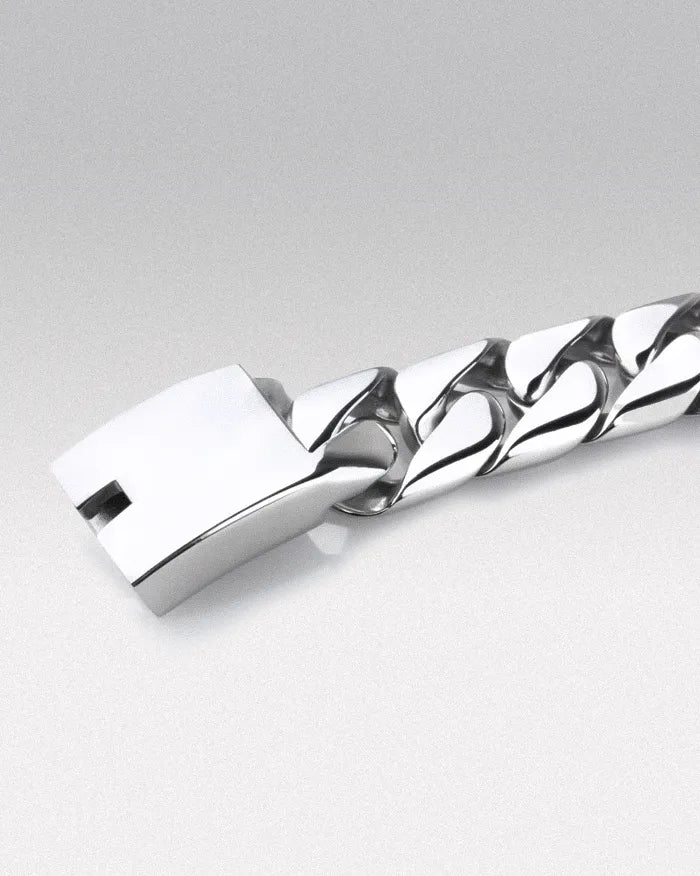 Polished Stainless Steel Bracelet "Nexa"