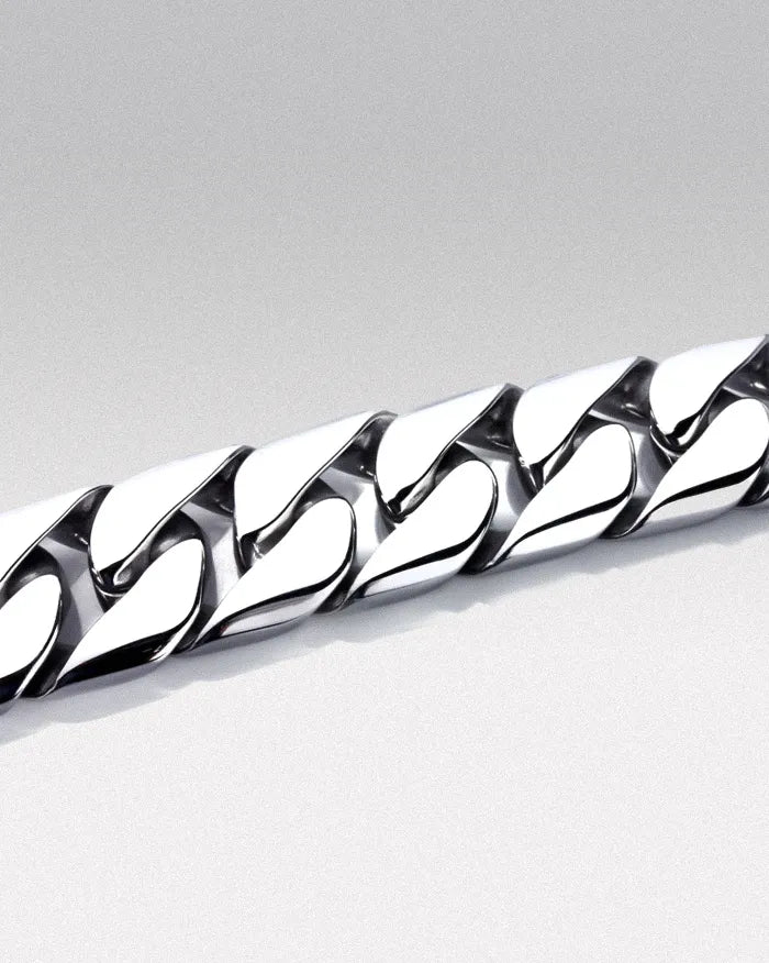 Polished Stainless Steel Bracelet "Nexa"